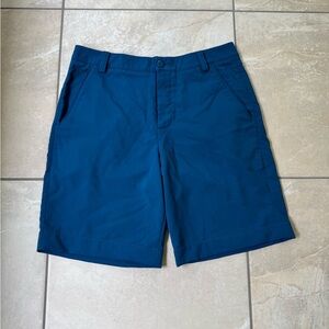 Puma Blue Flat Front golf Shorts